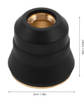 Heavy Duty Plasma Cutting Torch Protective Cover With Black Shield Cup and Metal Retaining Guard, black shield cup close-up