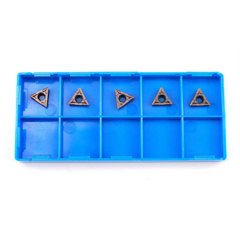 Top Shelf Solid Carbide Turning Inserts TCMT110204 Tialn Coated For Lathe Tool Holder And Boring Bar Hella Durable Steel Cutting Rock Solid Performance Pack Of Five For Quick Cleanup Jobs