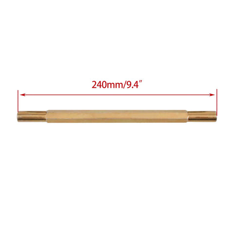 Two Hundred Forty Millimeter Tie Rod End Replacement For ATV Quad FiftyCC To Two Hundred FiftyCC TenMillimeter Thread Nine Point Four Inch Length Heavy Duty Metal Easy Install Corrosion Resistant Fits Most Four Wheelers, 240mm/9.4" length shown