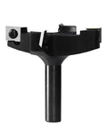 Rock Solid 12.7mm Shank Router Bit For CNC Spoilboard Surfacing With Swap Out Carbide Inserts And Zero Drag Slab Flattening, close-up view.