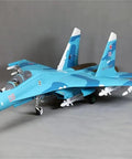 6 Channel RC Plane SU 27 70mm Ducted Fan EDF With 12 Blade Inrunner Motors Beefy Thrust Ready To Fly PNP No Radio Battery Charger