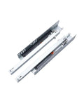 Top Notch Push To Open Undermount Drawer Slides With Sugar Smooth Rebound Action, Heavy Duty Cabinet Hardware For Kitchen And Bathrooms, Set Of Two, No Fuss Diy Makeover - silver metal slides