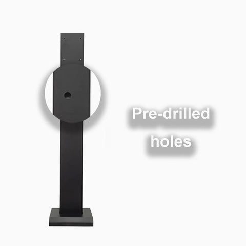 Heavy Duty EV Charger Holder Outdoor Rain Ready Waterproof Cable Protection Box Galvanized Steel Wall Mount with pre-drilled holes