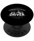 Combine Harvester Inspired PopSocket Swappable Top Grip For iPhone And Android Harvesting Machine Design With Funny Reaper Driver Theme