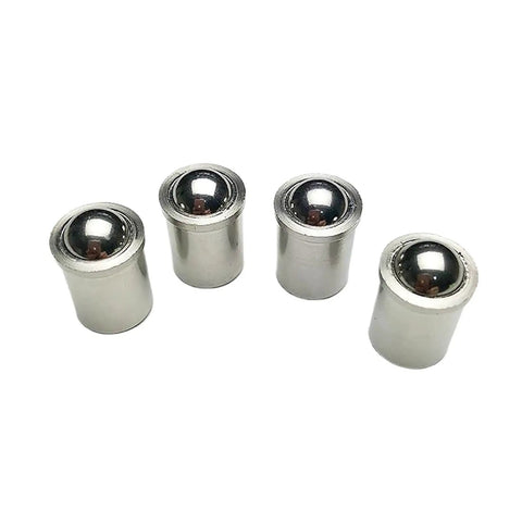 Hardcore 304 Stainless Steel Spring Ball Plunger Solid Grip Positioning D6 X L7, set of four components, reliable performance