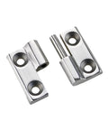Removable heavy-duty hinge pair, 304 stainless steel, two mounting holes