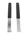 2 Pack Paver Puller Tool With Micro Teeth Joint Scraper And Gripper Slots For Lifting And Removing Pavers, Edging-Locked Blocks, Moss Remover Steel
