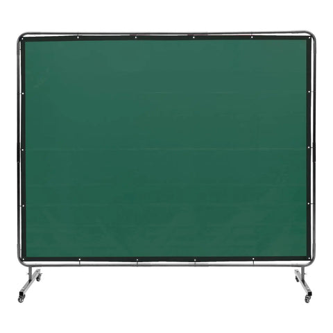 Move This Badass Six By Eight Foot Welding Curtain Around Your Garage Effortlessly With Four Smooth Rolling Locking Casters While Heavy Duty Flame Resistant Vinyl Blocks Hot Sparks Safely