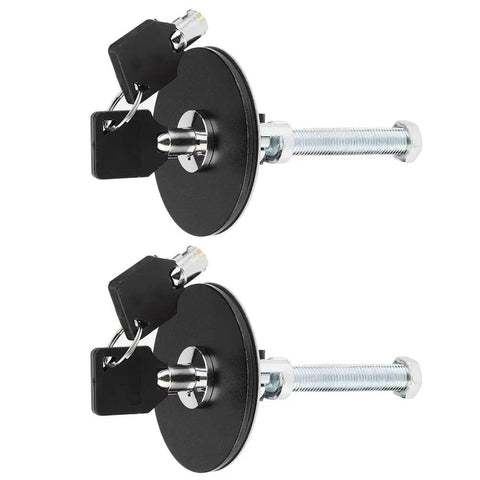 Dual Universal Car Hood Lock Pins Kit Aluminum Alloy Hood Latch Safety Pins For Engine Bay Security Black 2 Pack