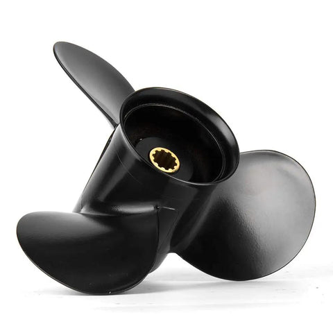 Pro Grade Aluminum Marine Outboard Propeller For Mercury 25-30HP Boats, 9.5 Diameter, 11 Pitch, 10 Spline, Right Hand Rotation, 3 Blade OEM Replacement Gearcase Prop