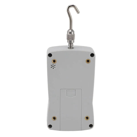 Mini 100N Push Pull Force Tester With Built In Sensor, Beast Portable Handheld Gauge For Material Mechanics Testing And Product Development, gray rear view