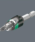 Rapidaptor Universal Bit Holder For One Quarter Inch Hex Drive Magnetic Quick Change Bit Holder 100 mm Length Easy Bit Swap Pro Grade