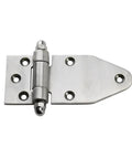 Heavy-Duty Gate Hinge Thickened Design Heavy-Hitter Door Hardware holds big loads, featuring a thick stainless steel construction.