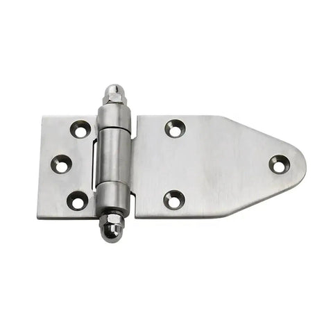 Heavy-Duty Gate Hinge Thickened Design Heavy-Hitter Door Hardware holds big loads, featuring a thick stainless steel construction.