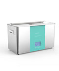Pro Grade Ultrasonic Cleaner Heavy Hitter Sonic Wash Tank in stainless steel, designed for cleaning jewelry and precision parts.