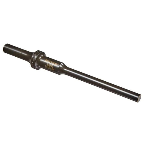 Five Piece Pneumatic Pin And Drift Punch Set In Black Oxide Finish With Quarter Inch, Five Sixteenths Inch, Three Eighths Inch, Seven Sixteenths Inc