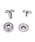 Copper Snap Fasteners Kit For Leather Craft Pro DIY Enthusiasts Eleven Millimeter Metal Buttons Heavy Duty Leather Repair Snaps two silver 11mm copper snap parts