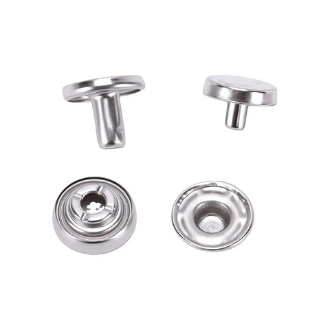 Copper Snap Fasteners Kit For Leather Craft Pro DIY Enthusiasts Eleven Millimeter Metal Buttons Heavy Duty Leather Repair Snaps two silver 11mm copper snap parts
