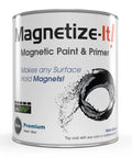 Magnetic Paint And Primer Water Based 32 Oz Black For Walls And Surfaces Lets You Attach Magnets To Photos Posters Artwork