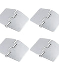 Heavy Duty Weld On Hinges Set Of Four 2.91 By 2.38 Inches 0.08 Inch Thick 304 Stainless Steel Butt Hinge Rust Resistant For Gates Trailers And Garage Doors Weldable Metal Hardware
