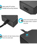 Universal 29V DC 2A 58W Power Supply For Electric Recliners And Massage Chairs 2 Pin AC DC Adapter 100 240V Input 50 60Hz Compatible With Lift Chairs And Electric Sofas Easy Plug And Play, black PP housing with 2-pin connector