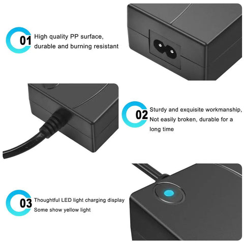 Universal 29V DC 2A 58W Power Supply For Electric Recliners And Massage Chairs 2 Pin AC DC Adapter 100 240V Input 50 60Hz Compatible With Lift Chairs And Electric Sofas Easy Plug And Play, black PP housing with 2-pin connector