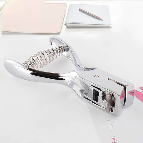 Heavy Duty Single Oval Hole Puncher for Scrapbooking Handheld Paper Cutter With Clear Alignment Window Pro Grade Build