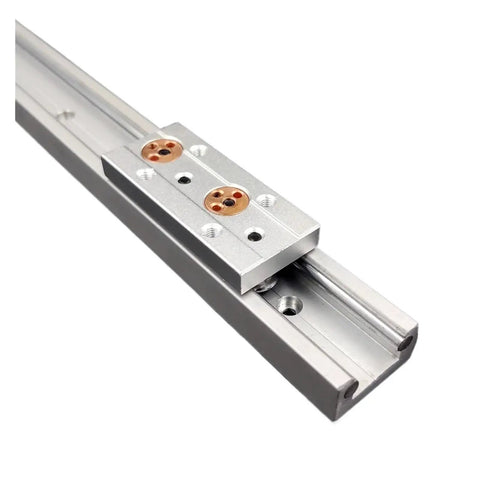 Pro Grade Dual Axis Linear Guide Rail With Built In Aluminum Roller Bearings 28mm SGR10 And SGB10 For Industrial Automation Smooth Precise Motion And Flexible Wheel Options, silver rail and carriage