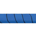 Blue 10 Foot Dog Agility Tunnel For All Breeds, Tear Resistant Oxford Cloth Training Tunnel For Indoor And Outdoor Use, side view