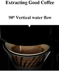 Intelligent Thermal Carafe Coffee Maker With 27 Oz Stainless Steel Vessel And Precise Temp Management for brewing with vertical water flow.