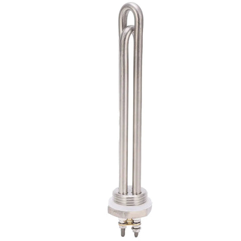 Check Out This Heavy Duty 36V Immersion Water Heater Sporting A Tough Stainless Steel Shell And Essential 1 Inch NPT Thread Setup Engineered For Savage Fast Heating Action And Rock Solid Reliability For Total Hot Water Perfection Daily, showing the steel heating element.