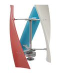 Vertical Wind Turbine Generator Kit 400W Off Grid Wind Power System with coreless permanent magnet generator and fiberglass blades