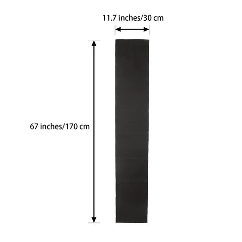 Waterproof Stretchy Keyboard Piano Cover For 61 To 88 Keys, Thickening Dust Protector dimensions shown, 67x11.7 inches.