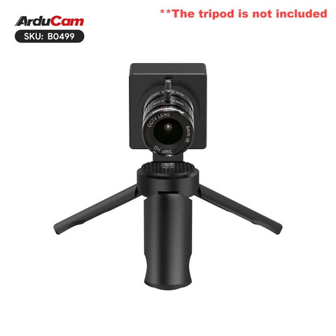 Front view of Dope USB 3.0 Global Shutter Camera Module With IMX296, 1.58MP, 44FPS, showing 6mm CS lens, tripod not included
