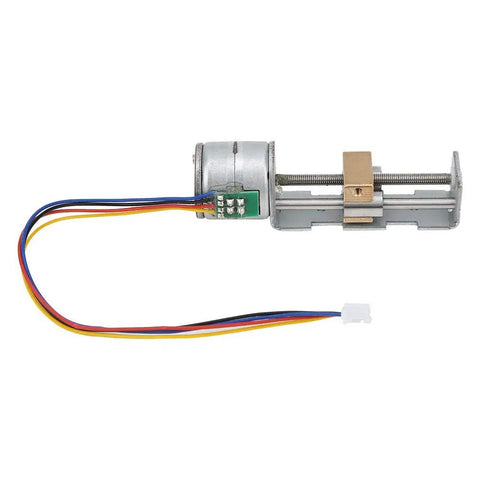 Compact Linear Stage Actuator With Slide Rail And Lead Screw For Precision Measuring Devices, 3D Printers And Robotics, Stepper Motor