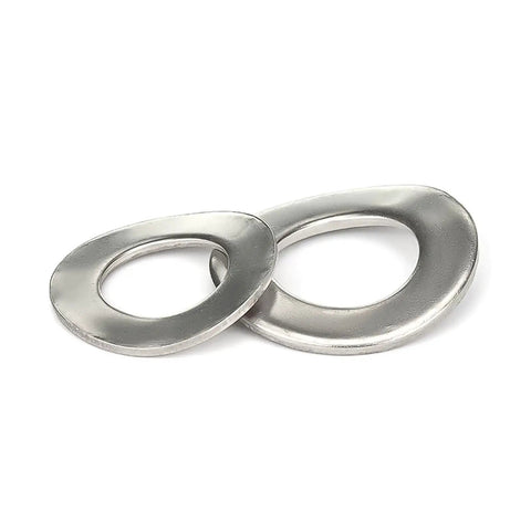 304 Stainless Steel Wave Spring Washers for Anti Vibration and Axial Locking in Bolts and Screws, M12 Size, 20 Pieces, Heavy Duty Built To Last Washer Kit for Hardware, two washers