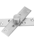 360 Degree Concealed Pivot Hinges Set Stainless Steel 3.9 Inch Center Shaft 2 Pack