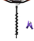 Heavy Duty 2 Inch Earth Auger Drill Bit With 31.5 Inch Length Carbon Steel Spiral Hole Digger for Planting Trees and Post Holes