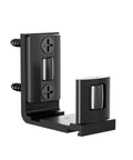 Sliding Barn Door Bottom Floor Guide With Adjustable U Shaped Flat Bottom Design Easy To Install And Wall Mounted Black Finish