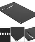 Six Hole Guitar Back Plate for Electric Guitars, Durable Plastic Rear Cover Plate Cavity Shield, Pickguard Backplate Replacement