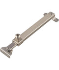 7 Stage Adjustable Window Opening Limiter Lock For Casement Windows, Stainless Steel Stopper With Rotary Safety Lock For PVC Aluminum And Steel Frames, Keeps Winds From Slamming, Kid Safe From 0 To 120 Degrees, Silver