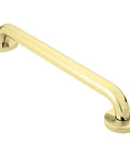 Polished Brass 18 Inch Shower Grab Bar For Bathroom Safety With Concealed Screws Handicapped And Elderly Friendly