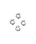 Heavy Duty Replacement Chainsaw Bar Nuts That Fit Like A Glove And Keep Your Rig Running Smooth With Standard 13mm Wrench Compatibility For Flange Mount Guide Bar Hardware Upgrades - pack of 4 silver nuts.