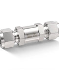 304SS stainless steel compression check valve, 3/8 in. OD, one-way backflow valve, 1-pack
