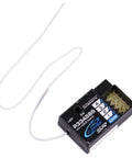 4-Channel SBus2 Telemetry Receiver For T-FHSS R334SBS-E With Real-Time Battery Voltage And Signal Telemetry, compact black unit