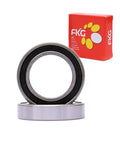 20mm deep groove ball bearing with rubber seals, FKG packaging, ideal for motors, robotics, and hobby machinery, smooth and quiet operation