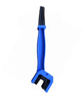 Blue brush from 2 Pack Bike Chain Cleaner Brush Set For Bicycles And Motorcycles, 3 sided bristle chain washer with handle