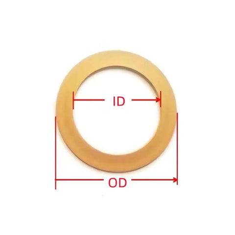 3 Piece Piston Ring Set For Oil Free Air Compressor Spare Parts Pro Grade Replacement Seals For Dry Friction, Leak Proof, Wear Resistant