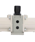 Heavy Duty Pneumatic Boost Cylinder For Higher Air Pressure, Muffler And Relief Valves, Industrial Grade Compressed Air System