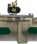 Heavy Duty Lead Free Double Check Backflow Preventer 1 1 2 Inch Npt No Lead Brass Assembly For Commercial Plumbing Work with green shutoff valves.